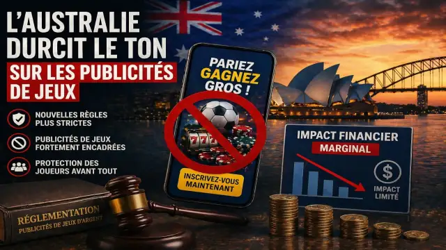 L'Australie durcit le ton sur les publicités de jeux, avec un impact financier qui s’annonce marginal