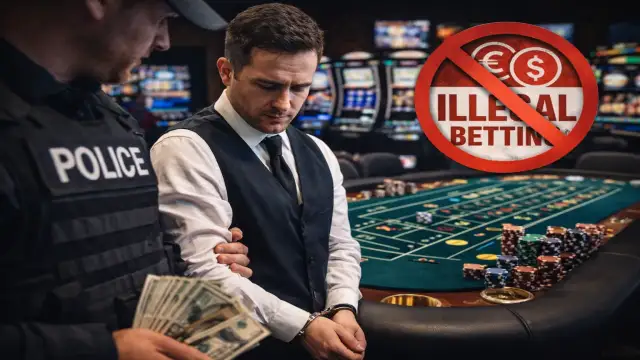 Un employé de casino arrêté pour avoir mis en place un système de paris illégaux
