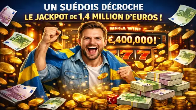 jackpot suédois 1.4 million au casino