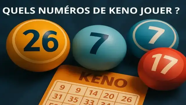 les numéros du keno