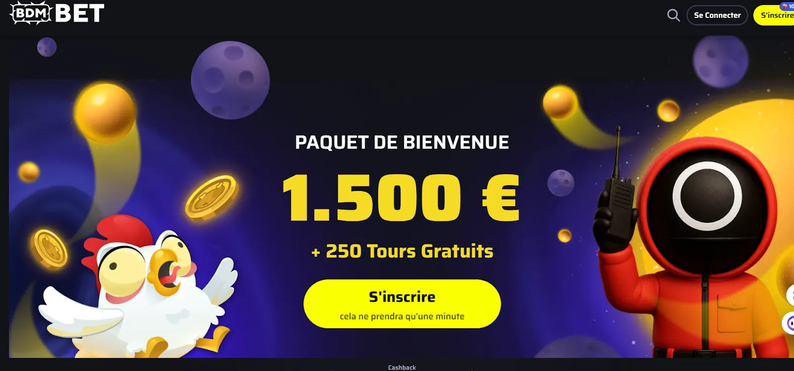bonus de bienvenue de bdmbet