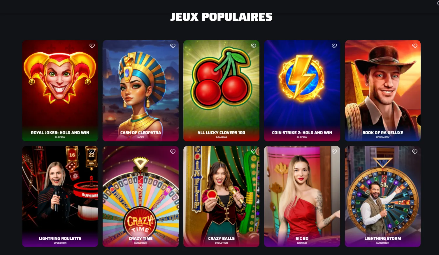jeux populaires bdmbet