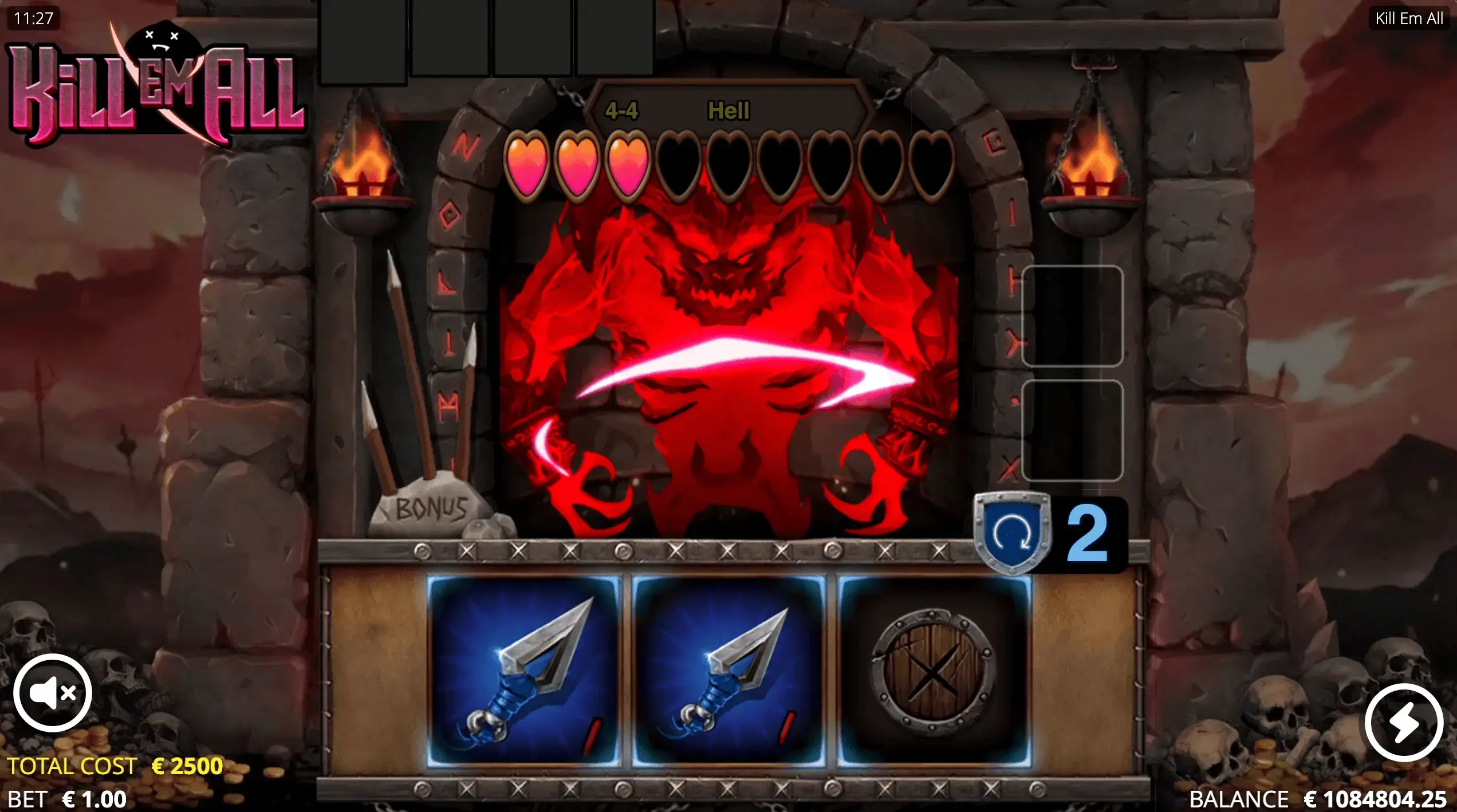 final boss of game kill em all
