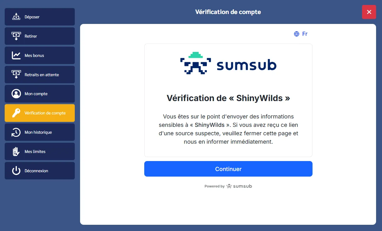 kyc étape 2 shiny wilds