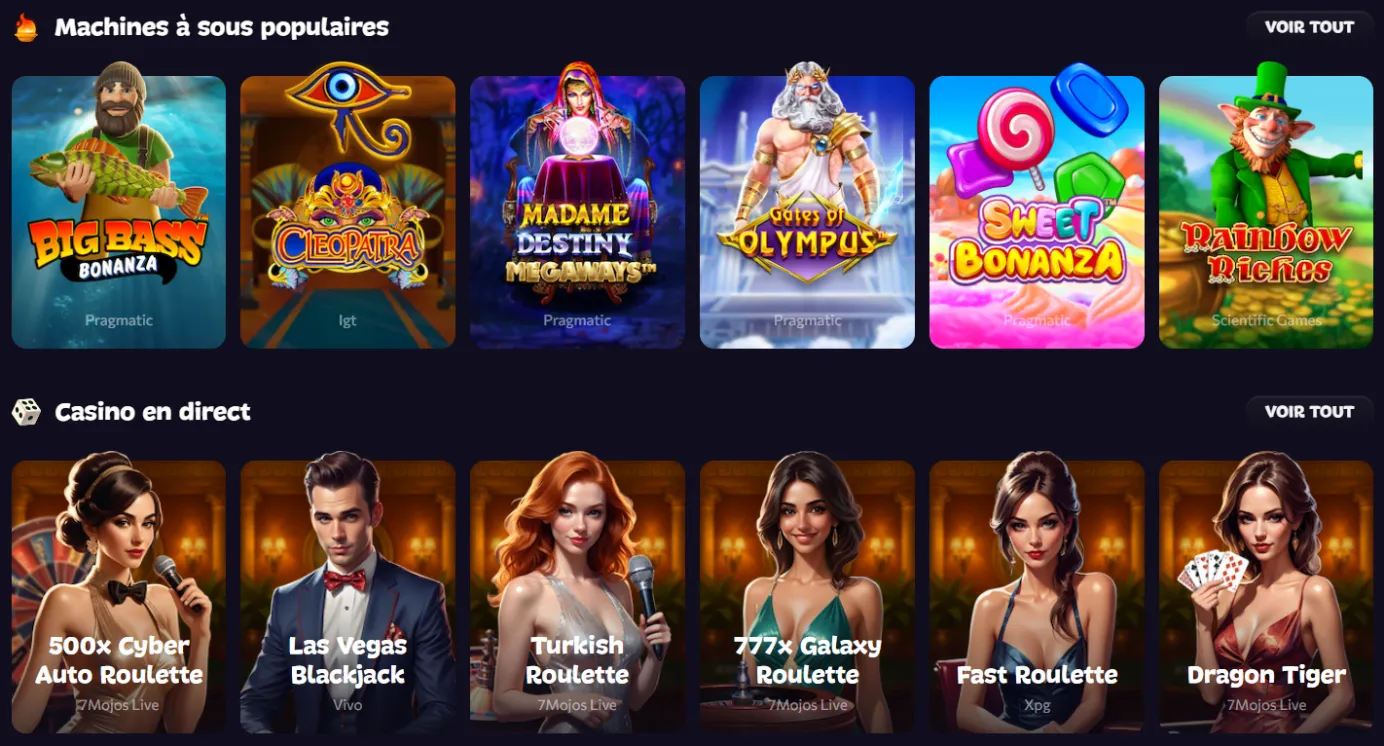 les machines populaires sur aphrodite casino