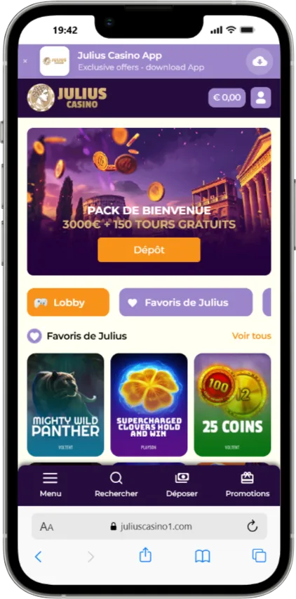 mobile julius casino