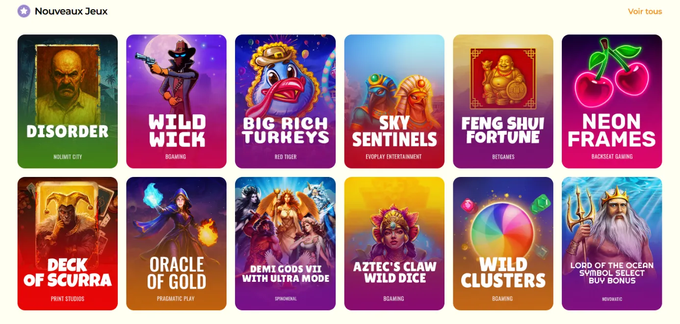 nouveaux jeux julius casino