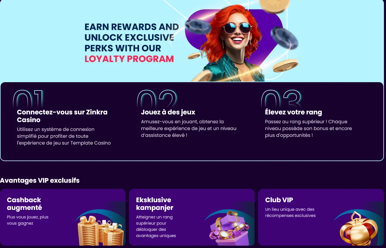 programme fidelite zinkra-casino