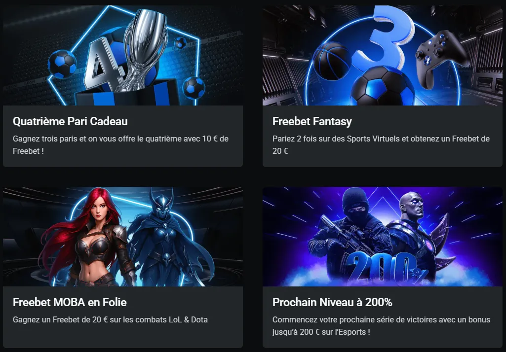 autres promotions esport leon casino